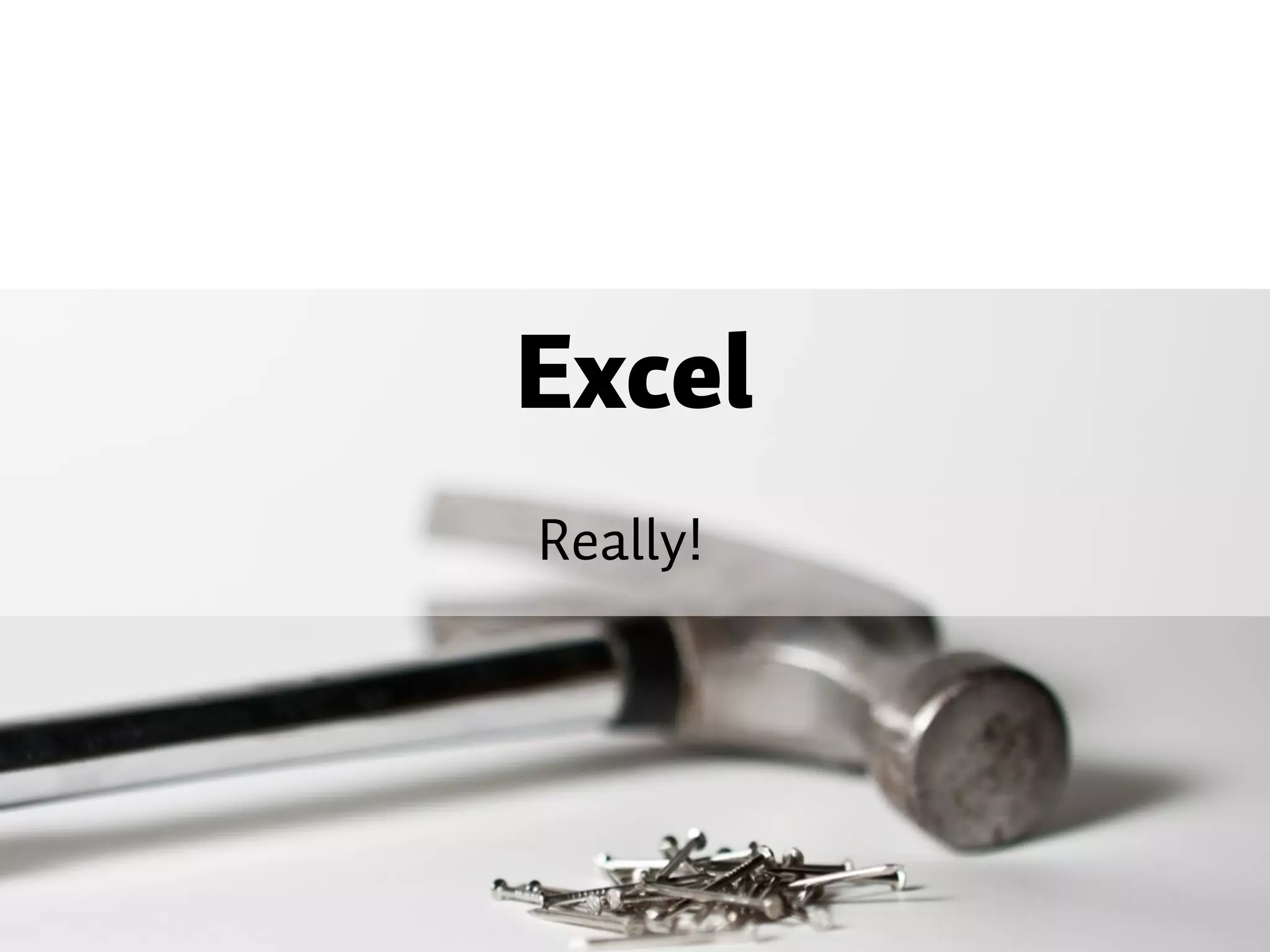 Excel Really! 