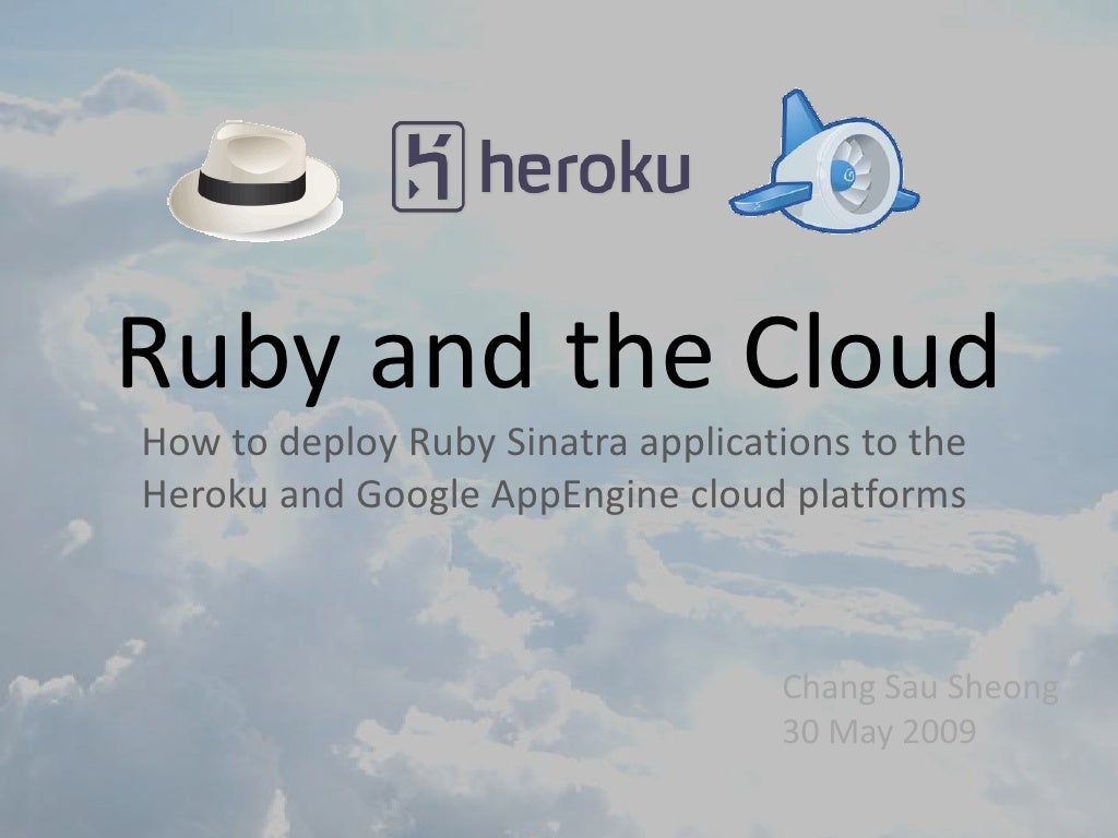 on cloud terry ruby