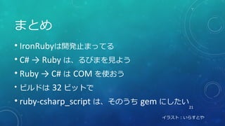 Rubyからc を扱う
