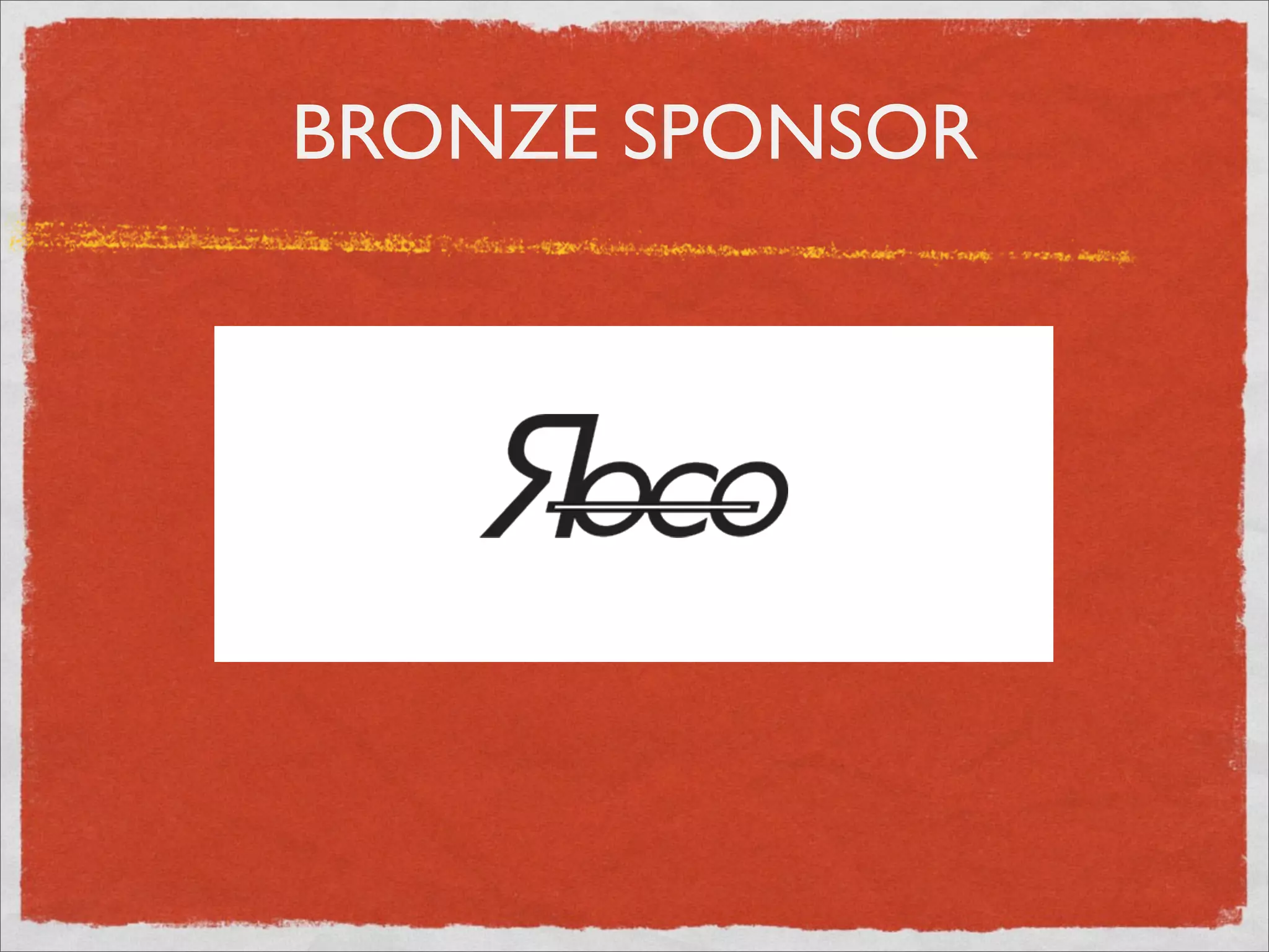 BRONZE SPONSOR
 