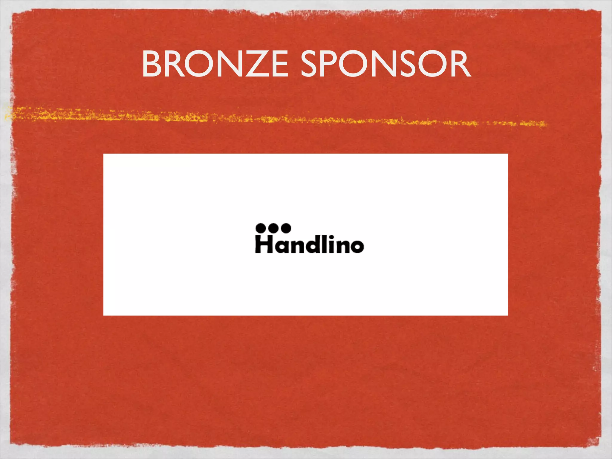 BRONZE SPONSOR
 
