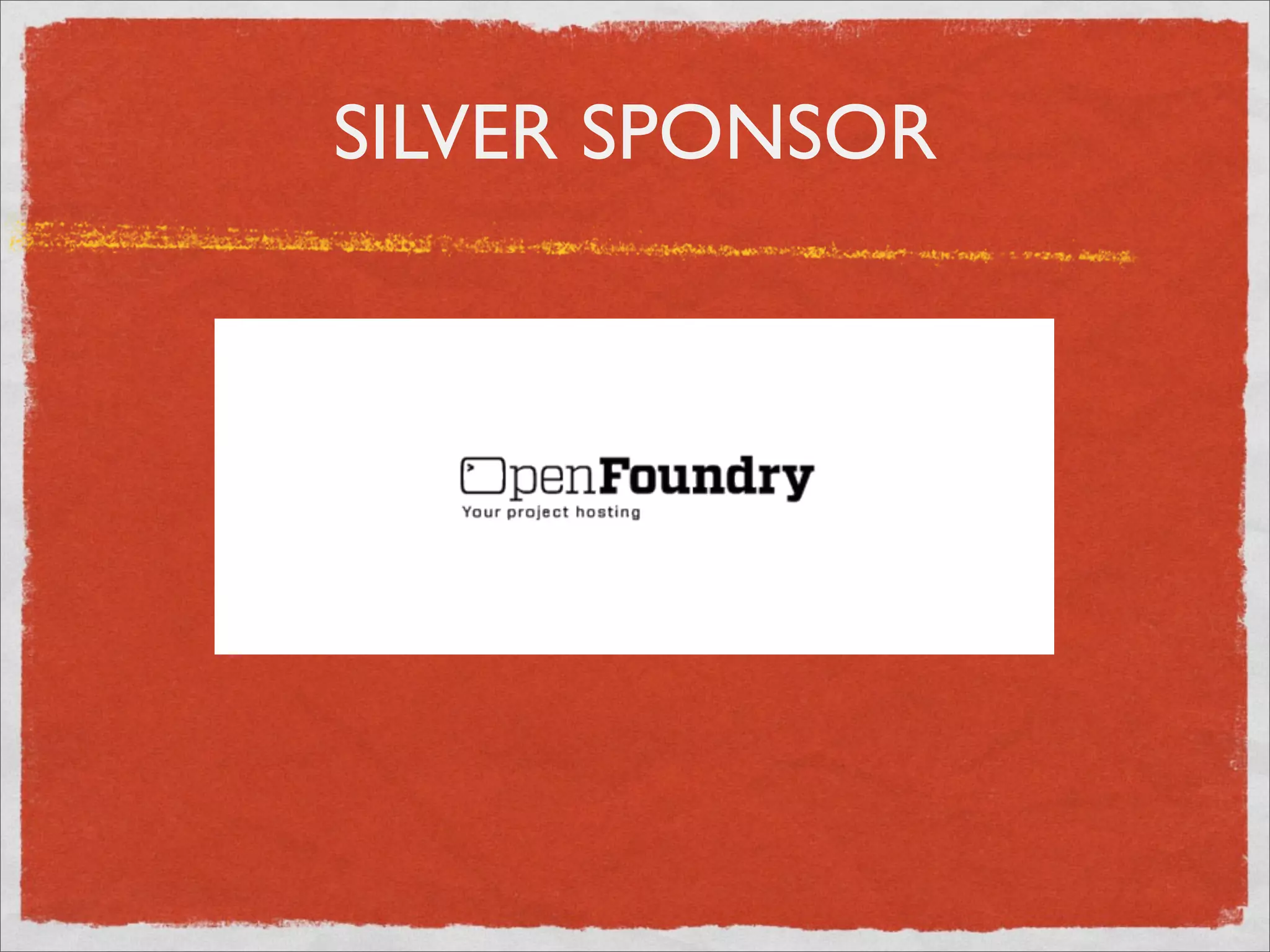 SILVER SPONSOR
 