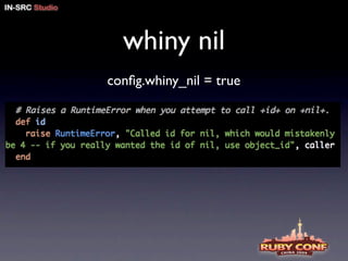 ruby on rails pitfalls
