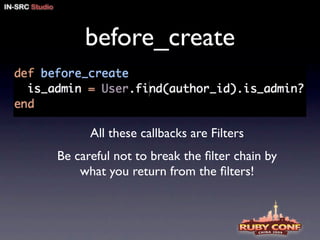 ruby on rails pitfalls
