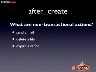ruby on rails pitfalls