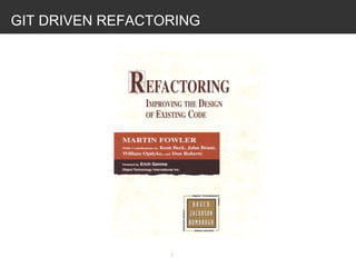 GIT DRIVEN REFACTORING

 