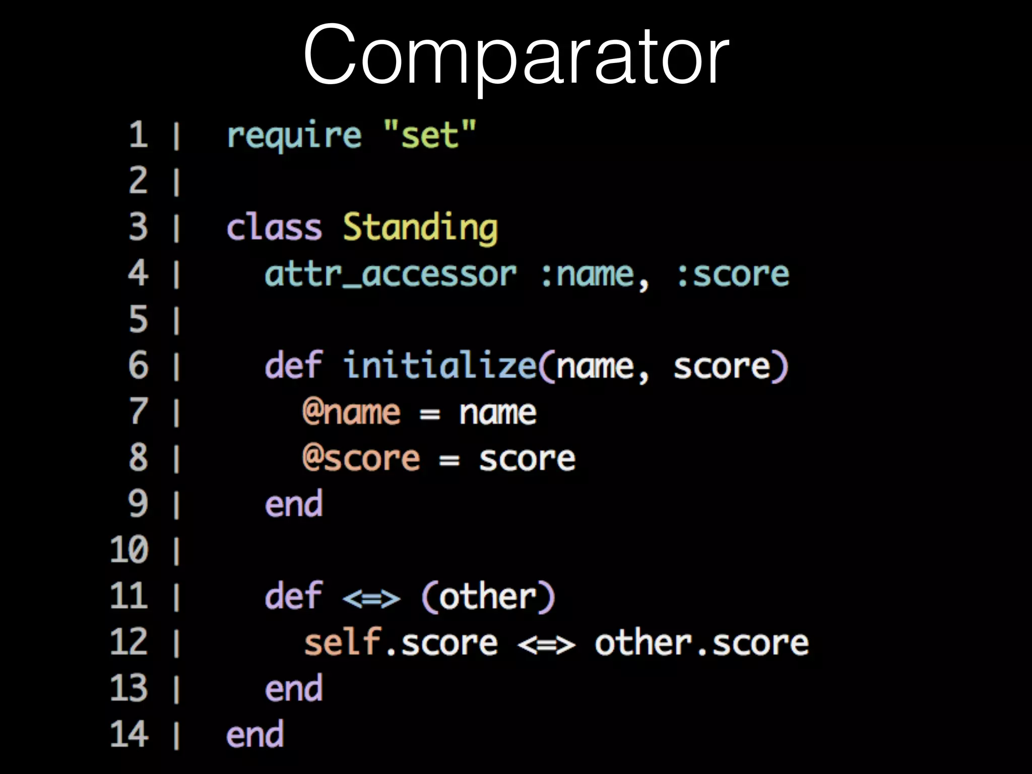 Comparator