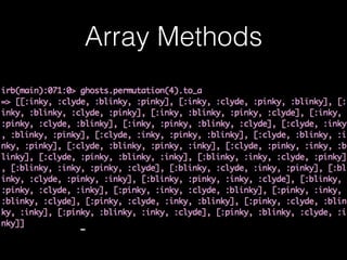 Ruby Data Types and Data Structures | PPT