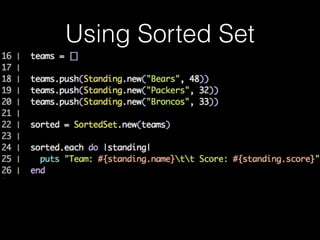 Using Sorted Set
 