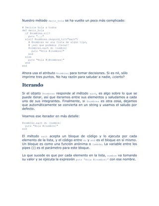 Ruby en 20 minutos | PDF