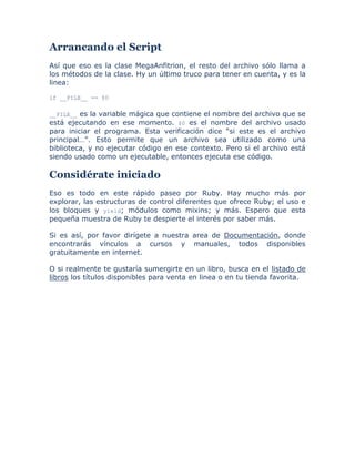 Ruby en 20 minutos | PDF