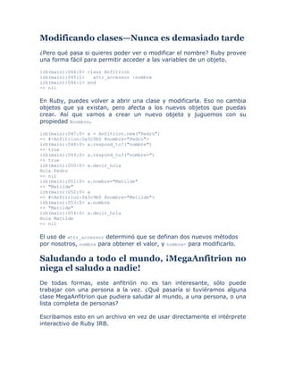 Ruby en 20 minutos | PDF