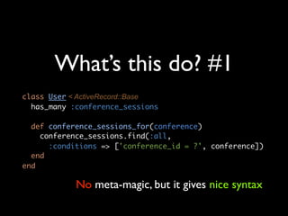 RubyEnRails2007 - Dr Nic Williams - DIY Syntax