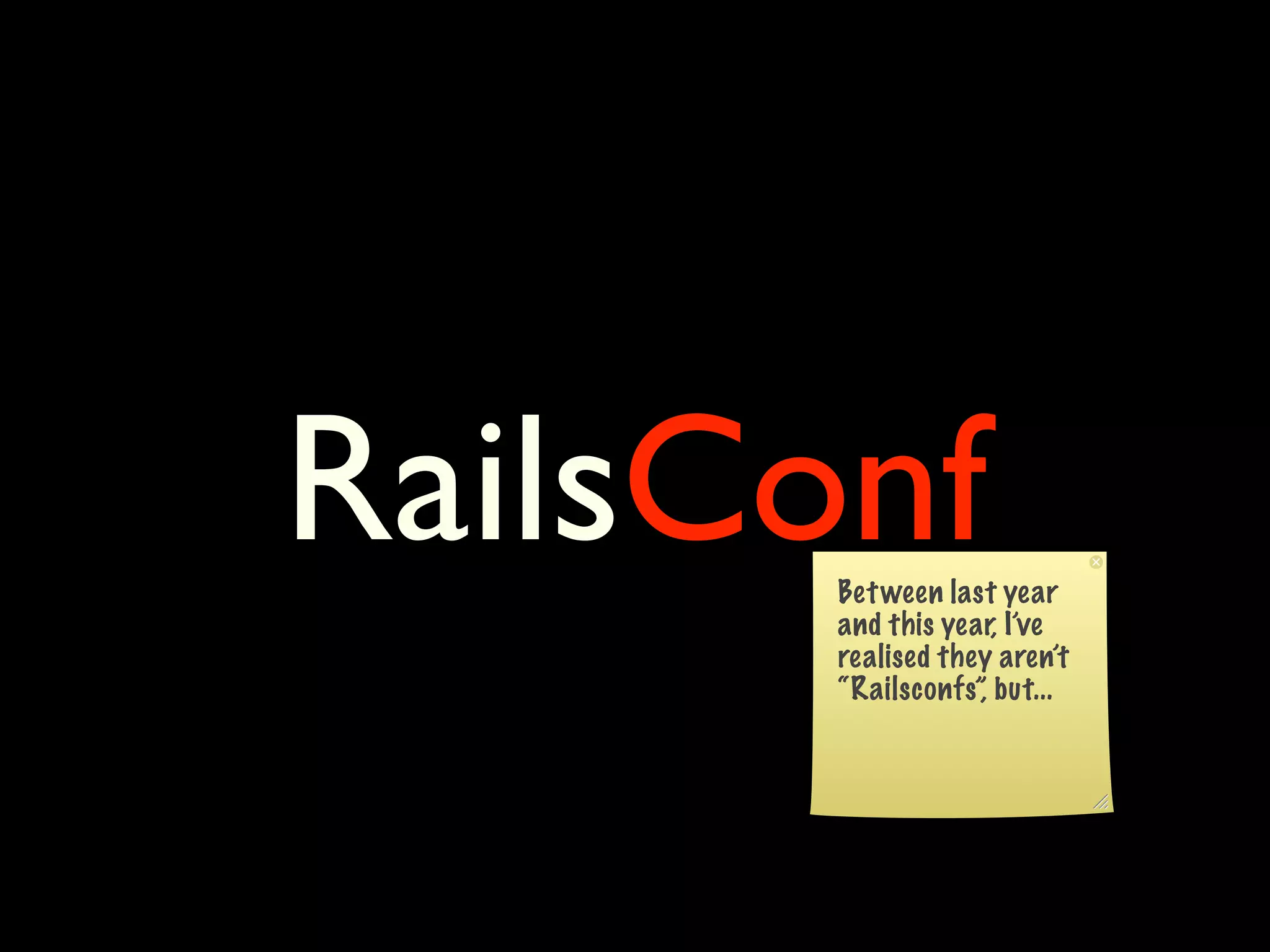 RubyEnRails2007 - Dr Nic Williams - Keynote