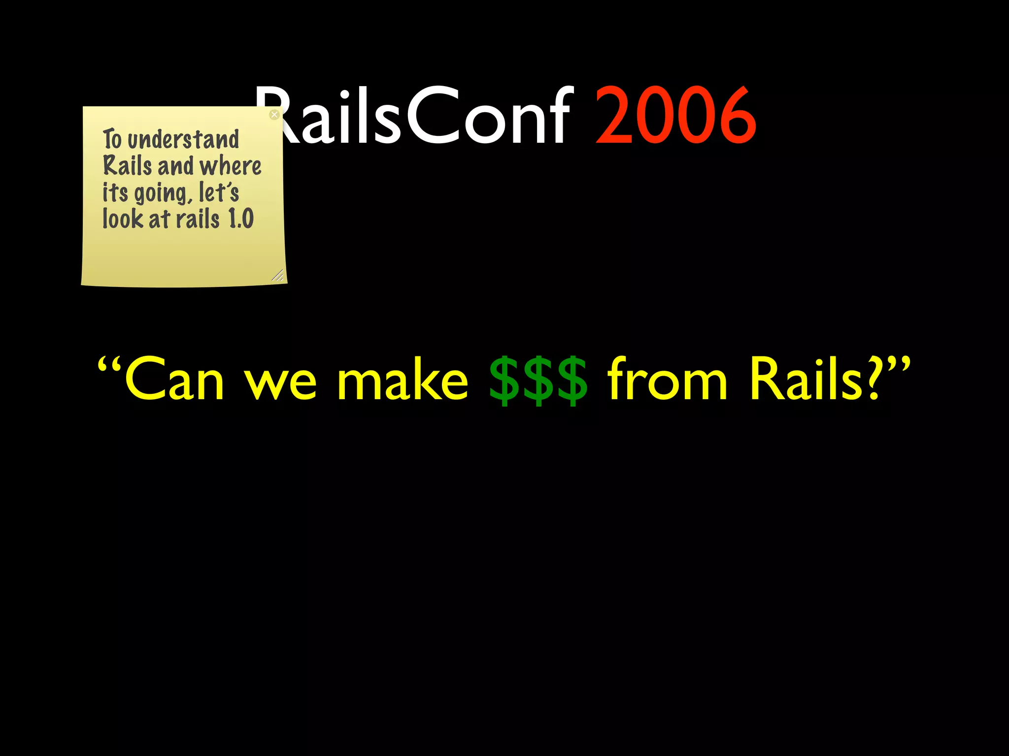 RubyEnRails2007 - Dr Nic Williams - Keynote