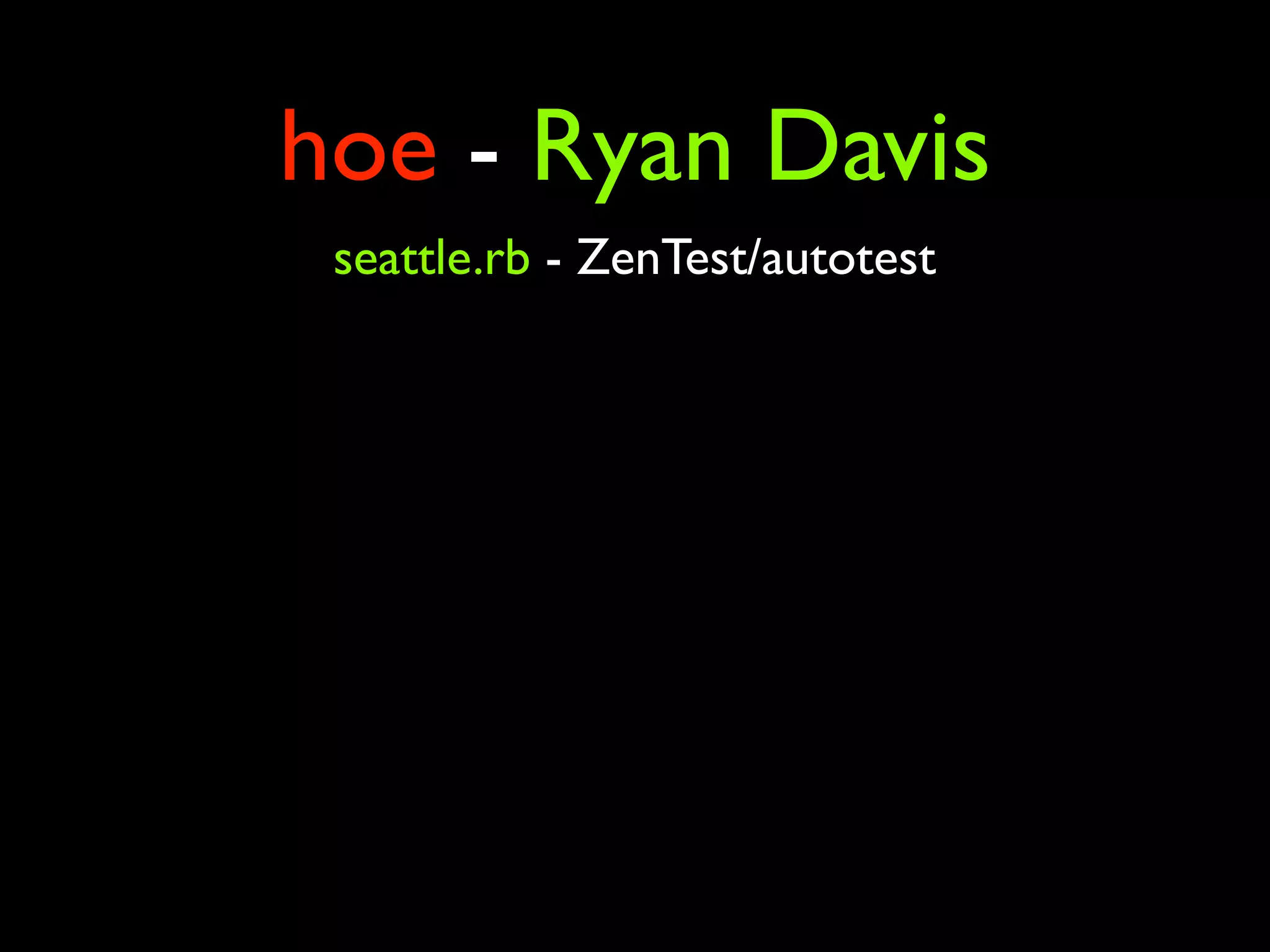 RubyEnRails2007 - Dr Nic Williams - Keynote