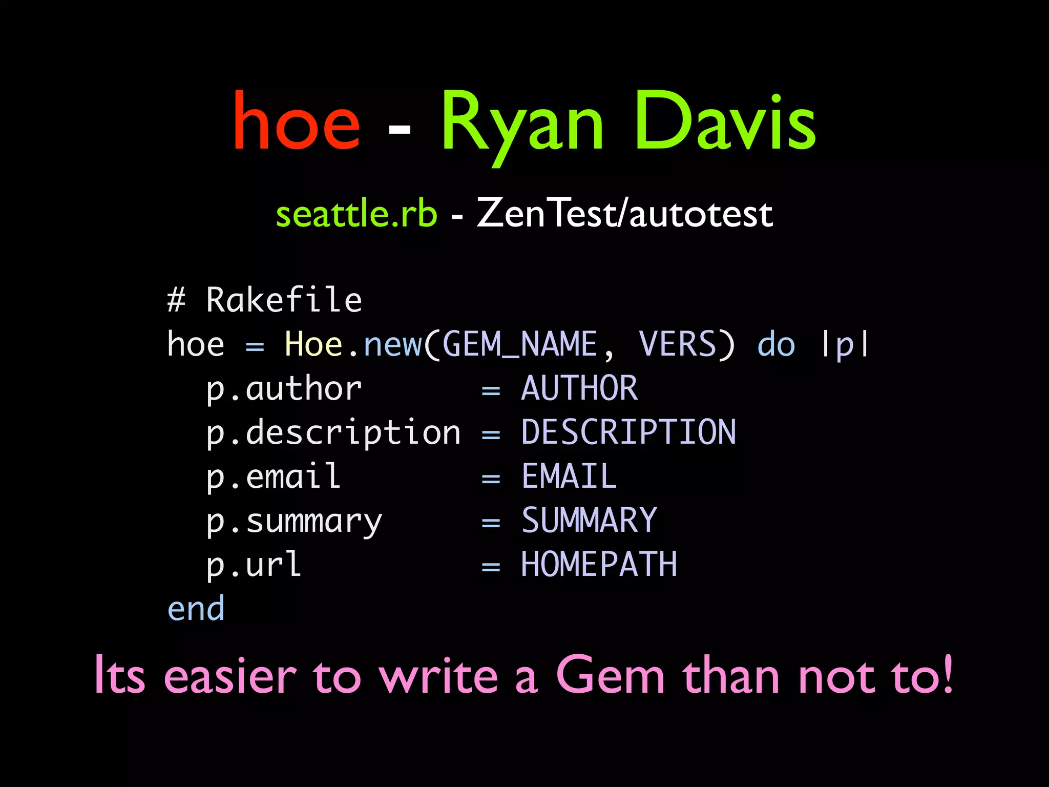 RubyEnRails2007 - Dr Nic Williams - Keynote