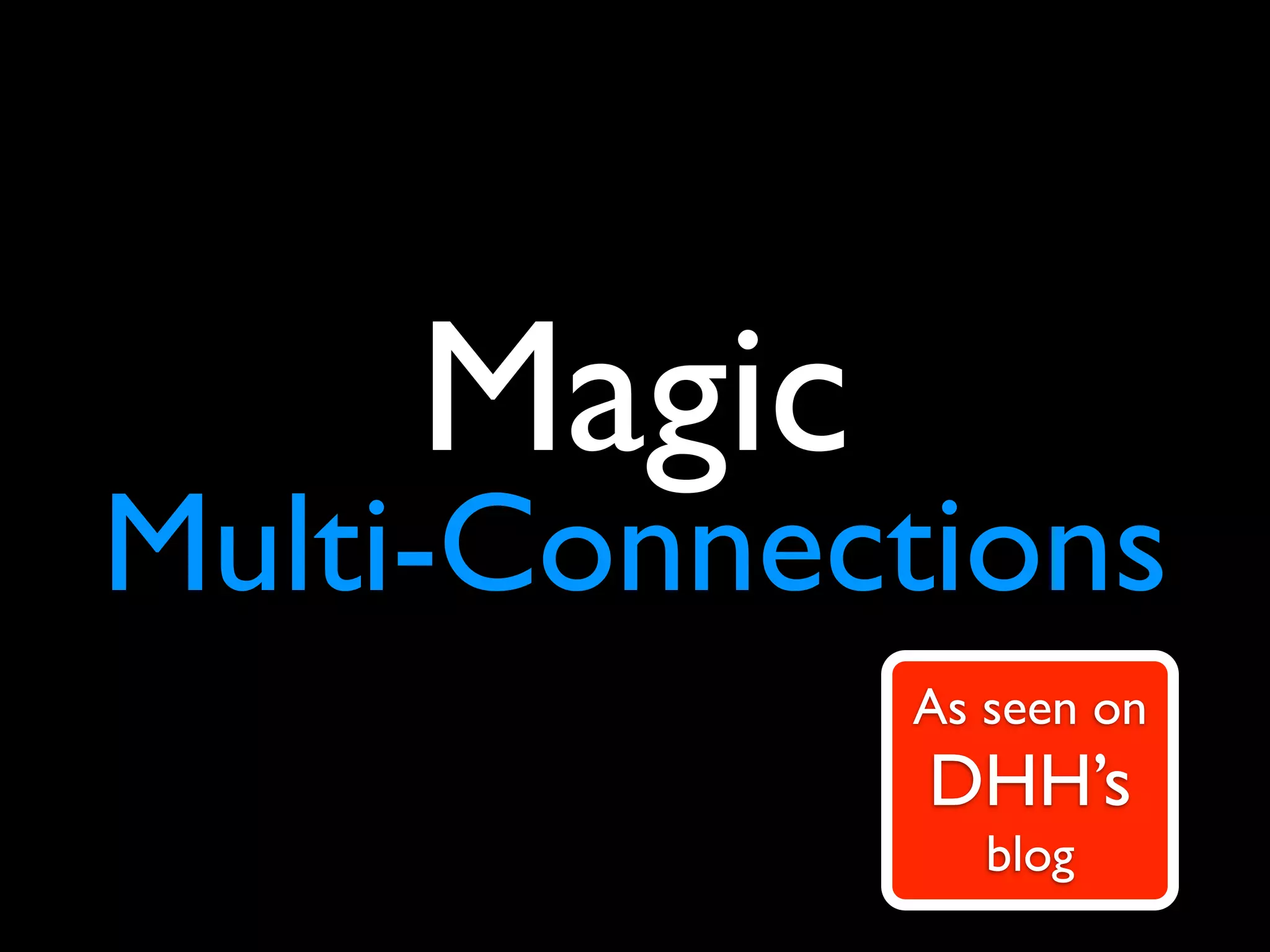 RubyEnRails2007 - Dr Nic Williams - Keynote