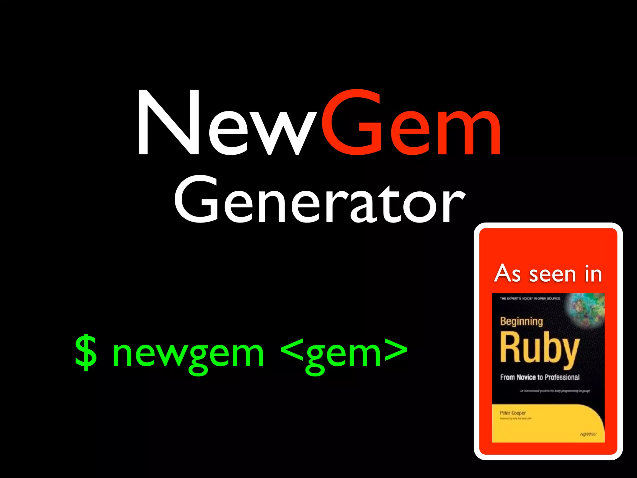 RubyEnRails2007 - Dr Nic Williams - Keynote