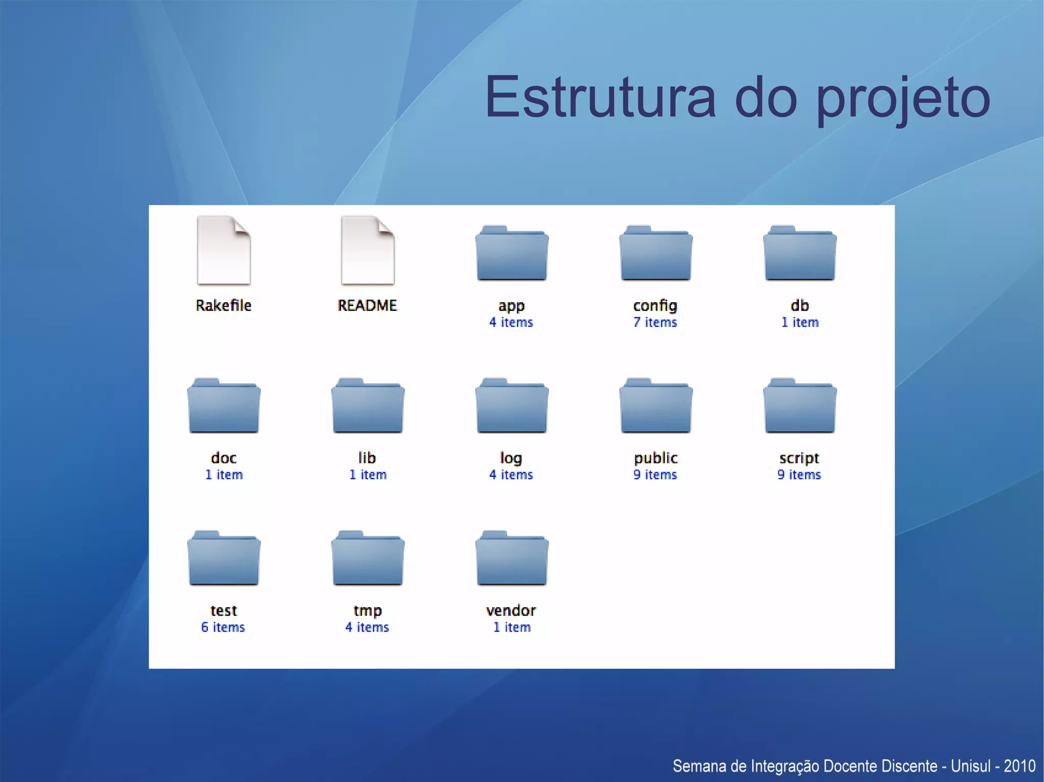 Estrutura do projeto 