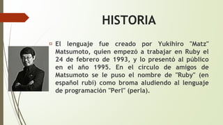 Ruby exposición | PPTX