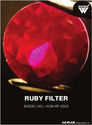R

RUBY FILTER
MODEL NO.- ACM-RF-2203

 