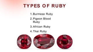 Types of Ruby | PPTX