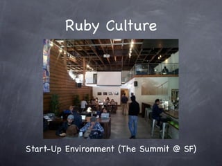 Ruby Culture

Hackathon

 