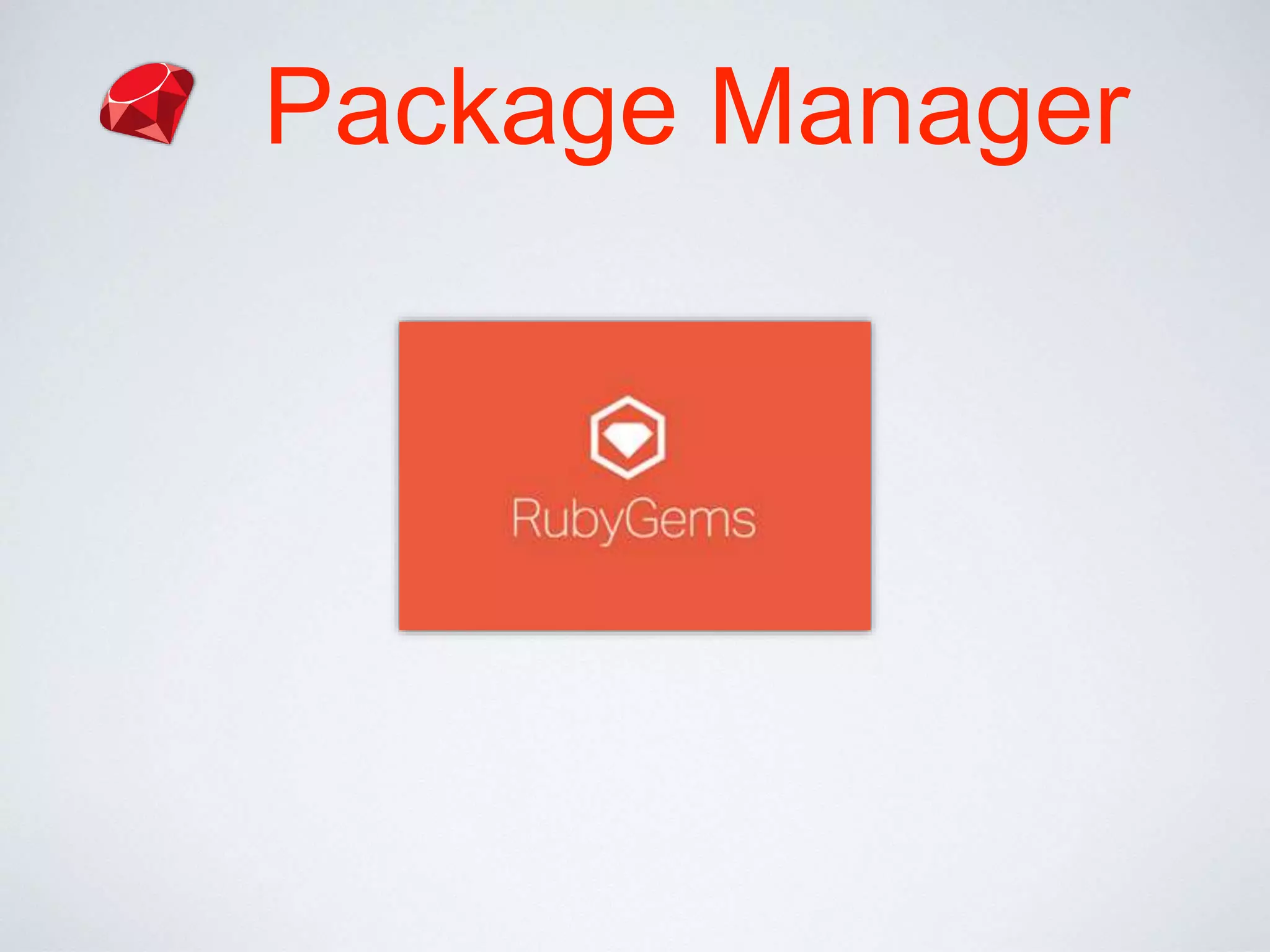 Package Manager
 