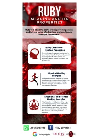 Ruby Gemstone Meaning And Properties