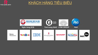 KHÁCH HÀNG TIÊU BIỂU
Ngân hàng SCB Thời trang GIAO LYNK GROUP P&G
 