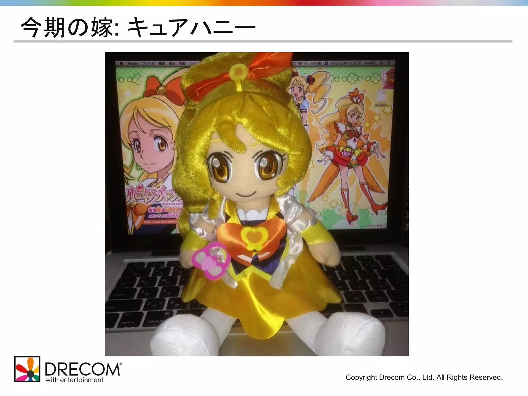 Copyright Drecom Co., Ltd. All Rights Reserved. 
今期の嫁: キュアハニー 
 