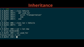 Inheritance
 