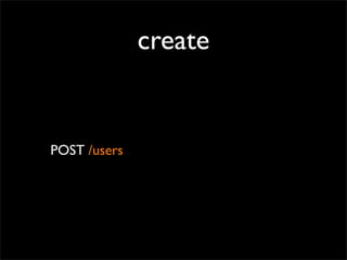 create


POST /users
 