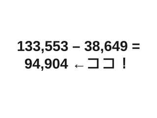 133,553 C 38,649 =
 94,904 
 