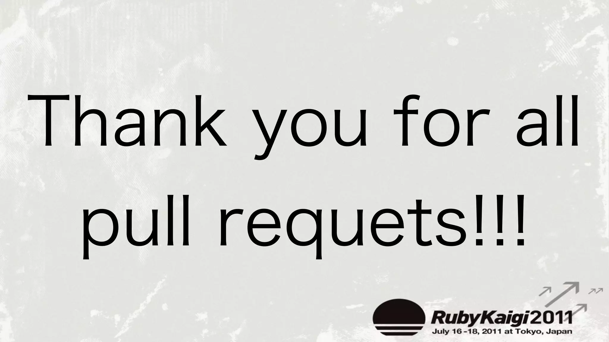 rubykaigi.orgを支える技術 Ruby会議2011 Lightning Talk