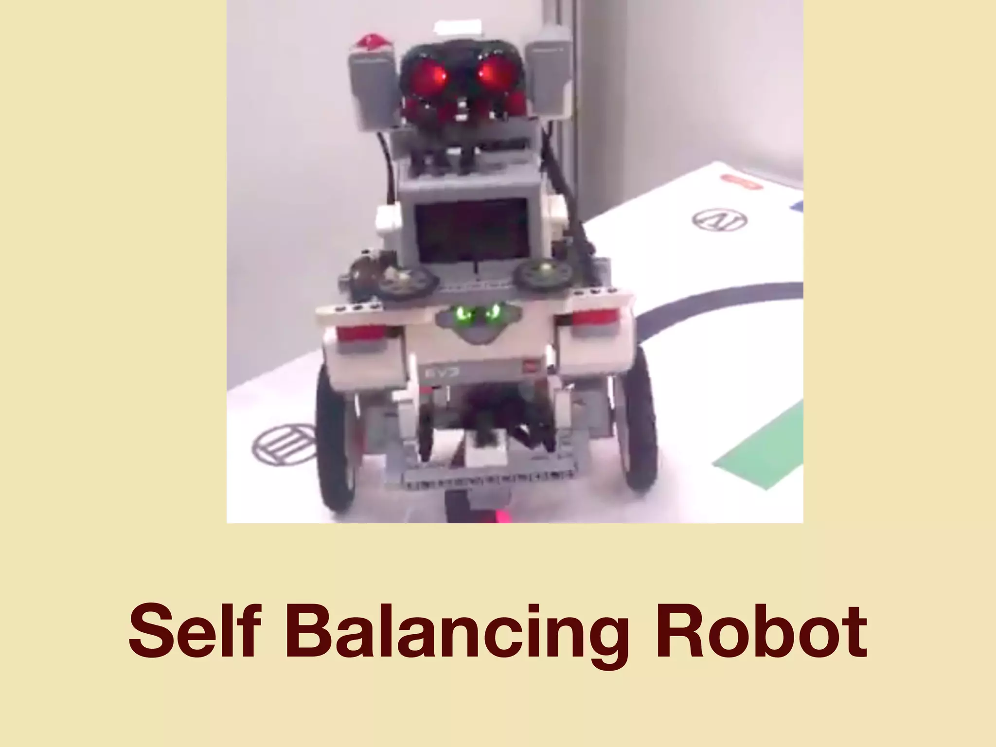 Self Balancing Robot
 