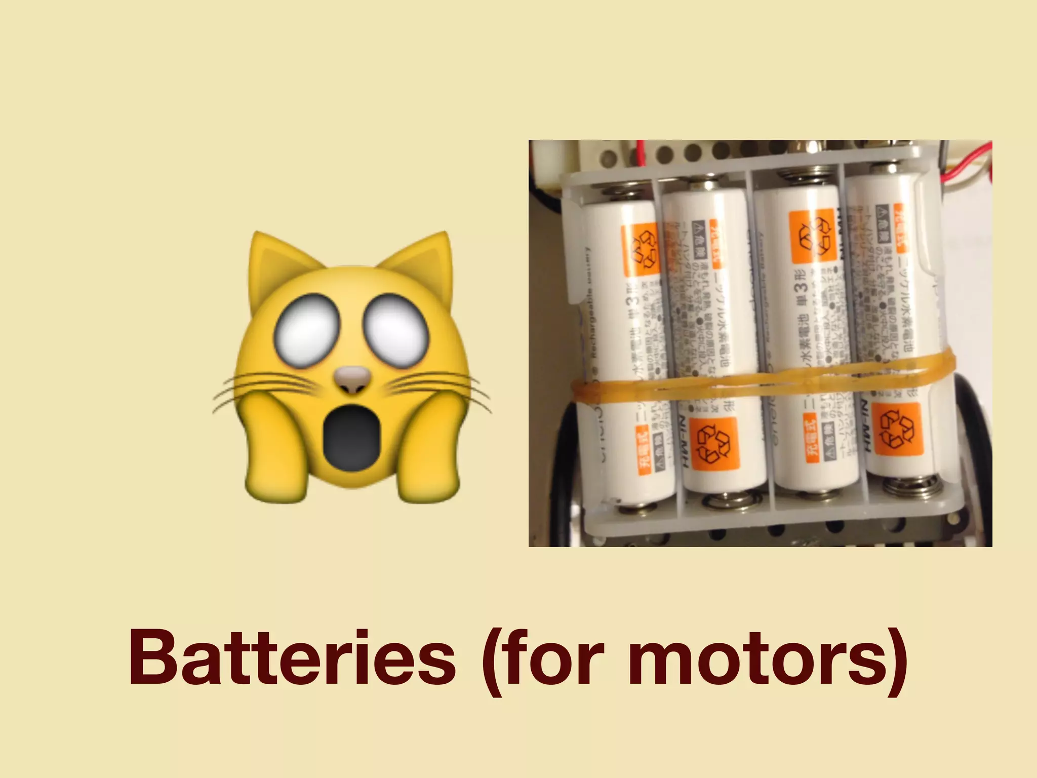 Batteries (for motors)
🙀
 