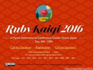 http://rubykaigi.org/2016
 