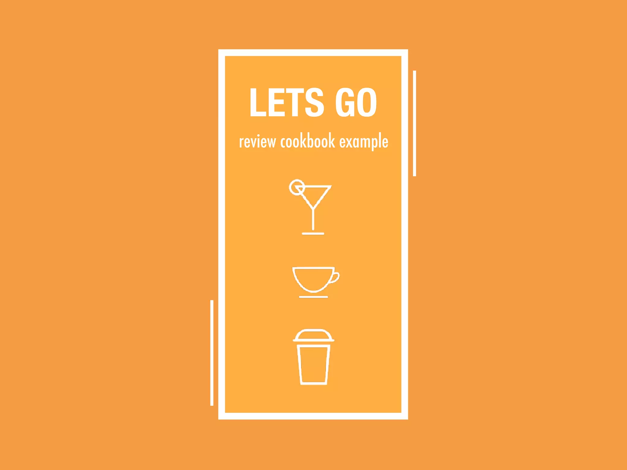 review cookbook example
LETS GO
 