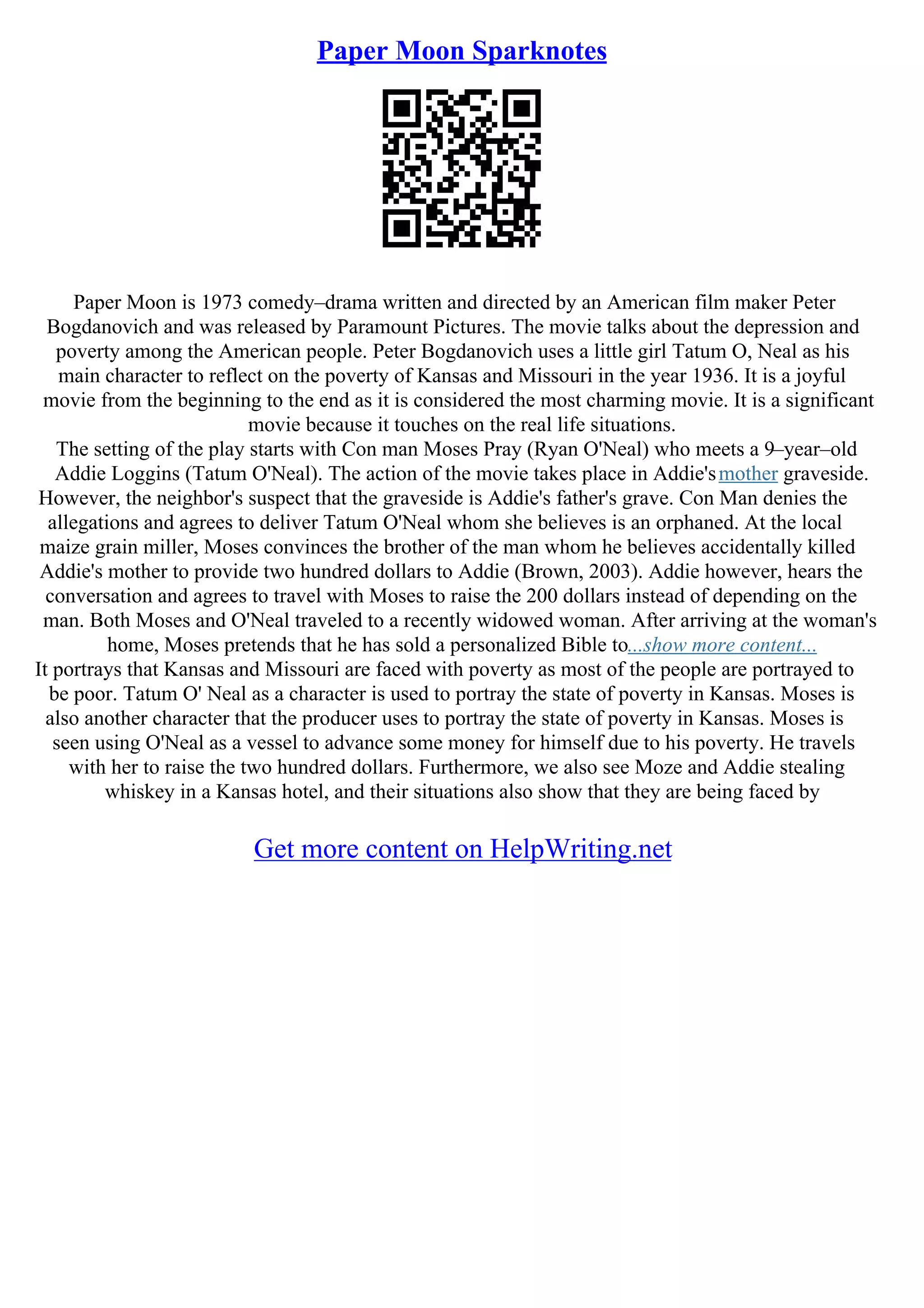 Ruby Moon Essay | PDF