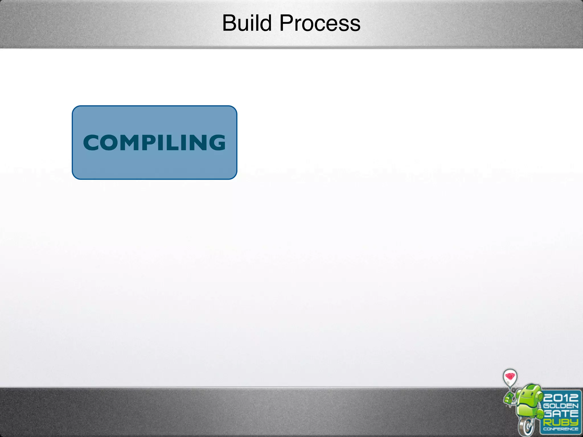 Build Process




COMPILING
 