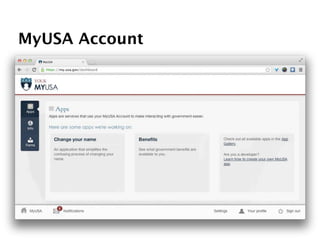 MyUSA Account
 