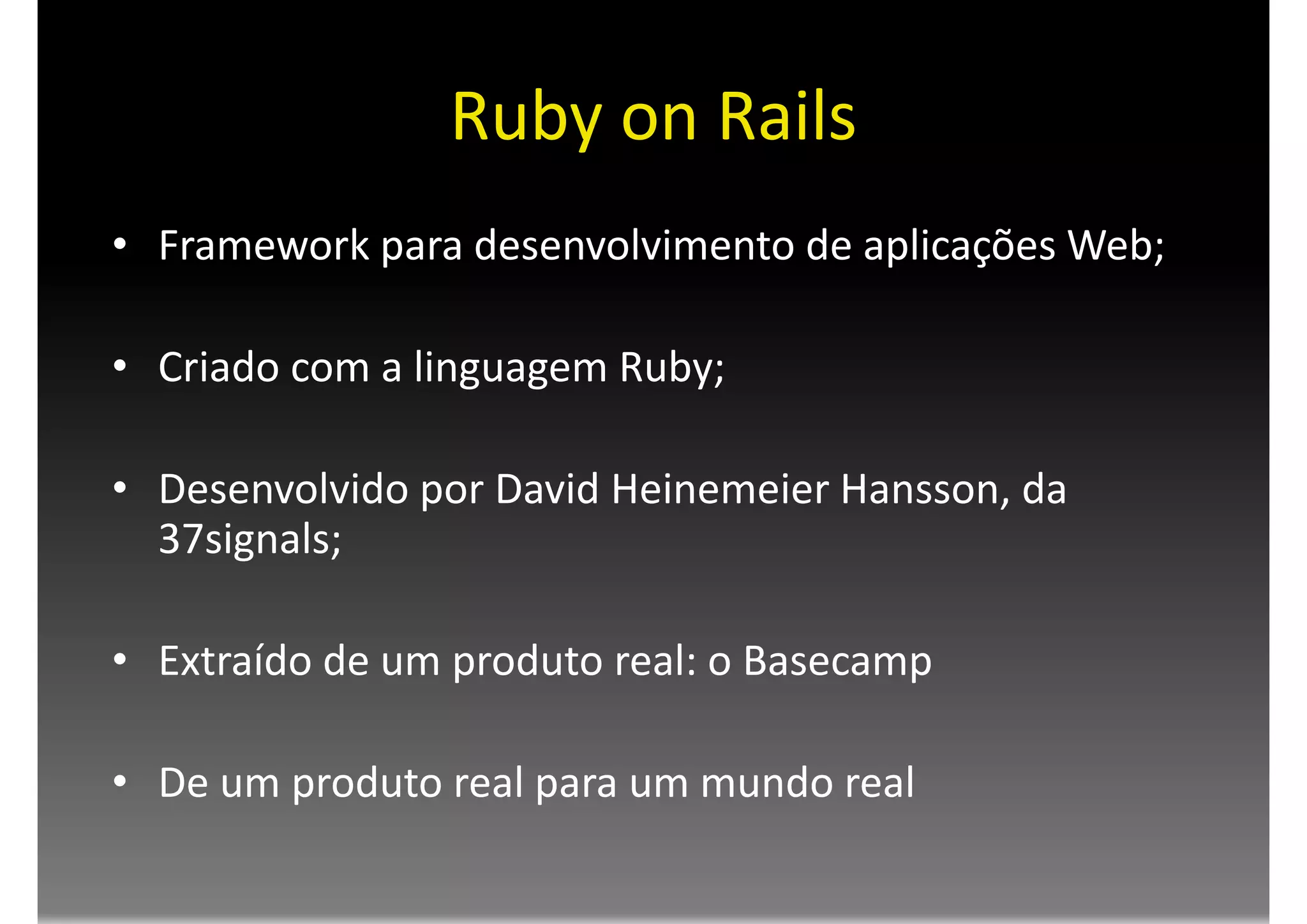 Ruby On Rails
