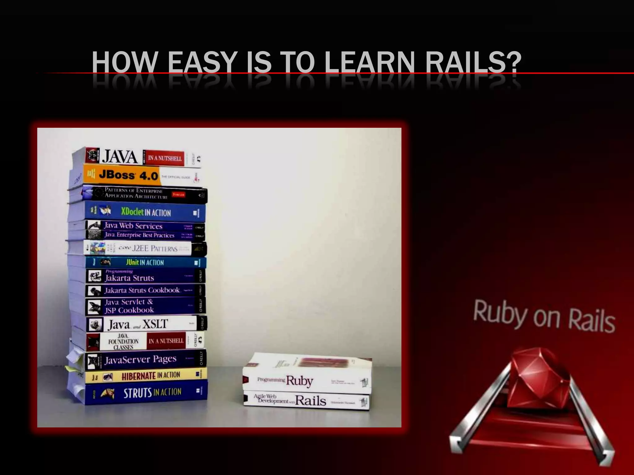 HOW EASY IS TO LEARN RAILS?
 