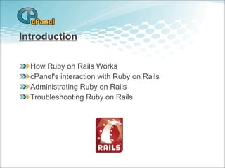Rails onCpanel