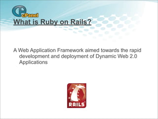 Rails onCpanel