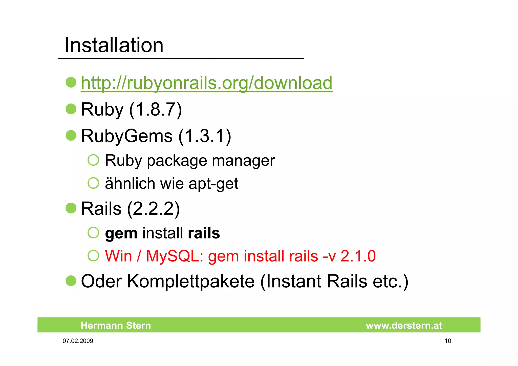 Ruby On Rails Hermann Stern Bcklu
