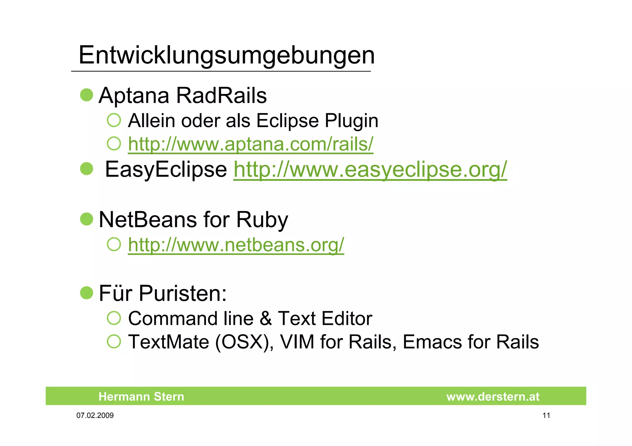 Ruby On Rails Hermann Stern Bcklu