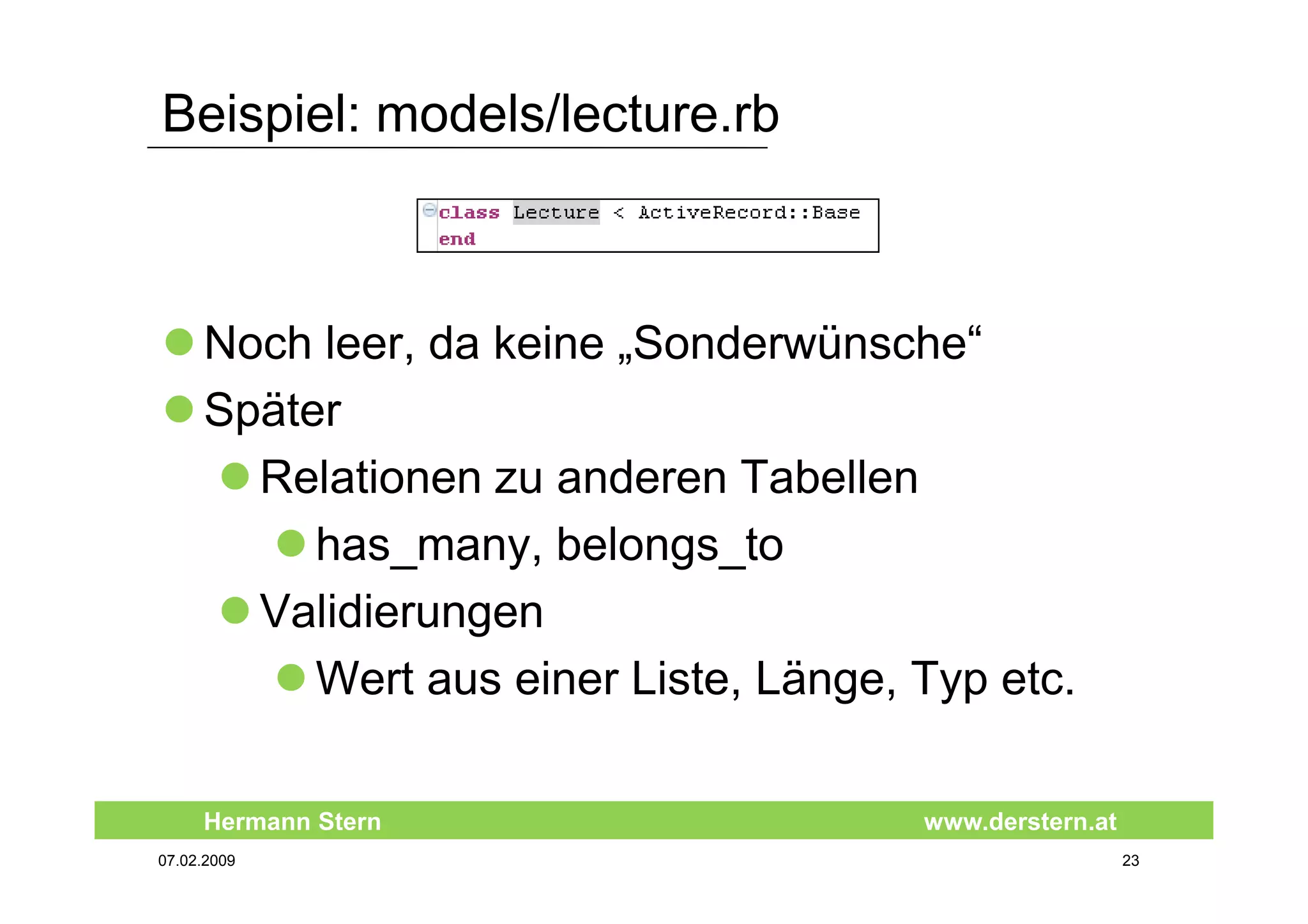 Ruby On Rails Hermann Stern Bcklu